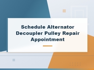Schedule an Alternator Decoupler Pulley Repair Appointment Near You